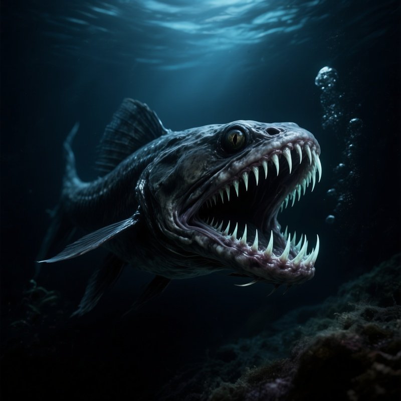 Viperfish Sharp Teeth Science Fiction Artwork3