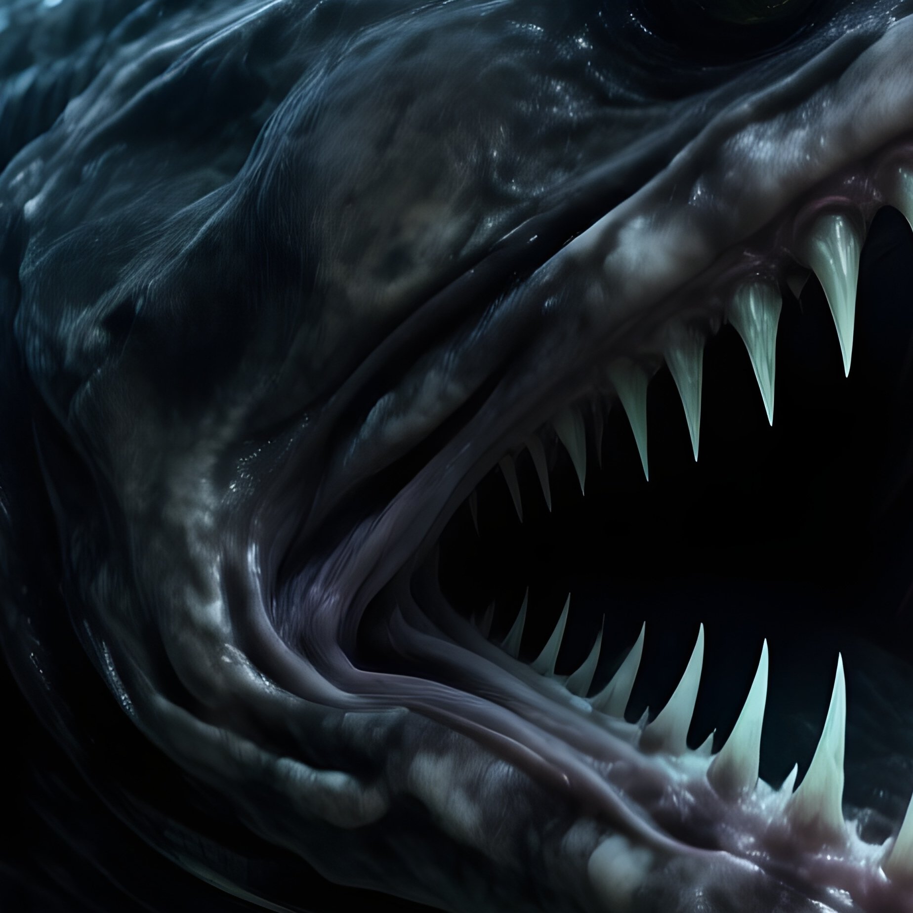 Viperfish Sharp Teeth Science Fiction Artwork3 - Full Resolution Quality Preview