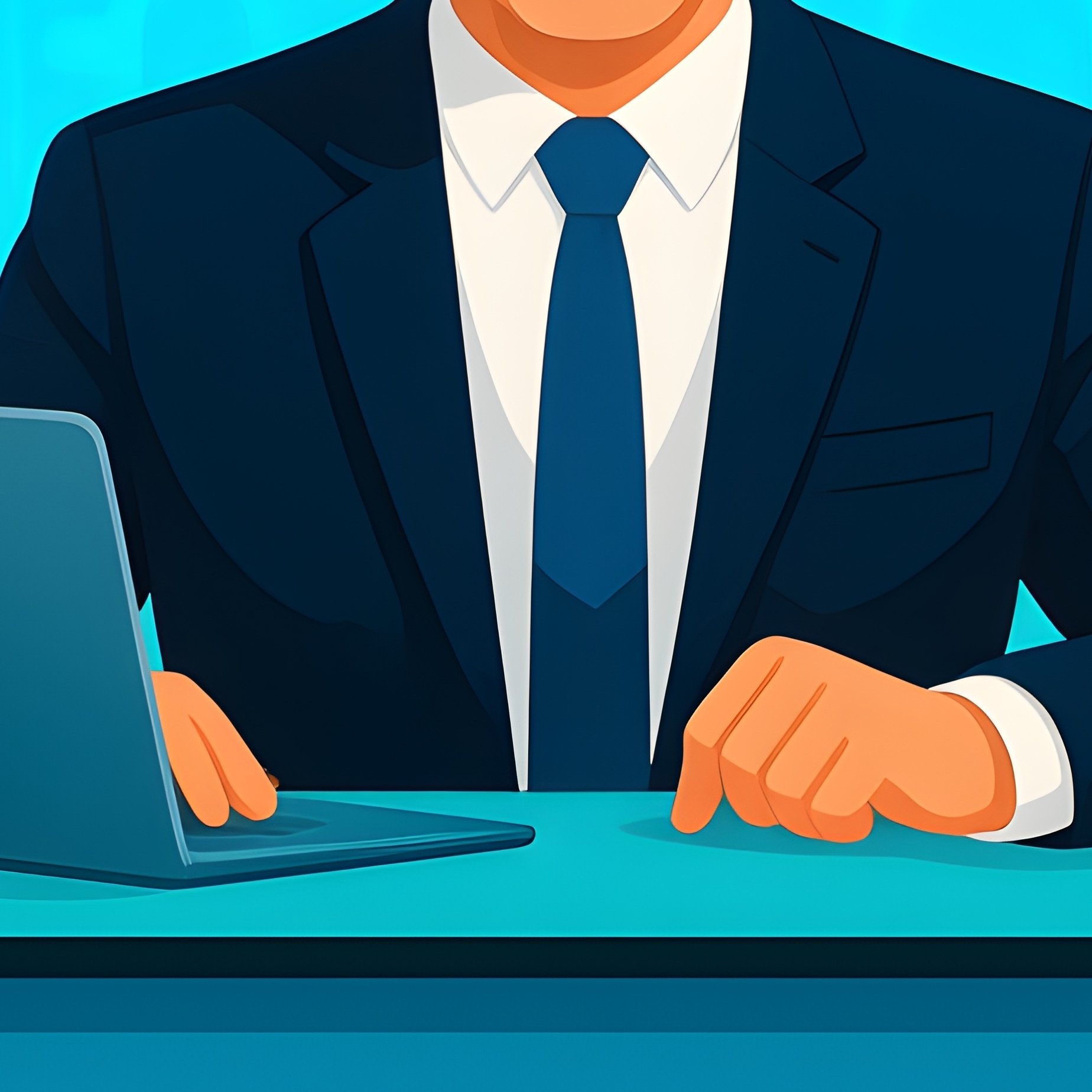 Virtual Ceo Presenting Boardroom - Full Resolution Quality Preview