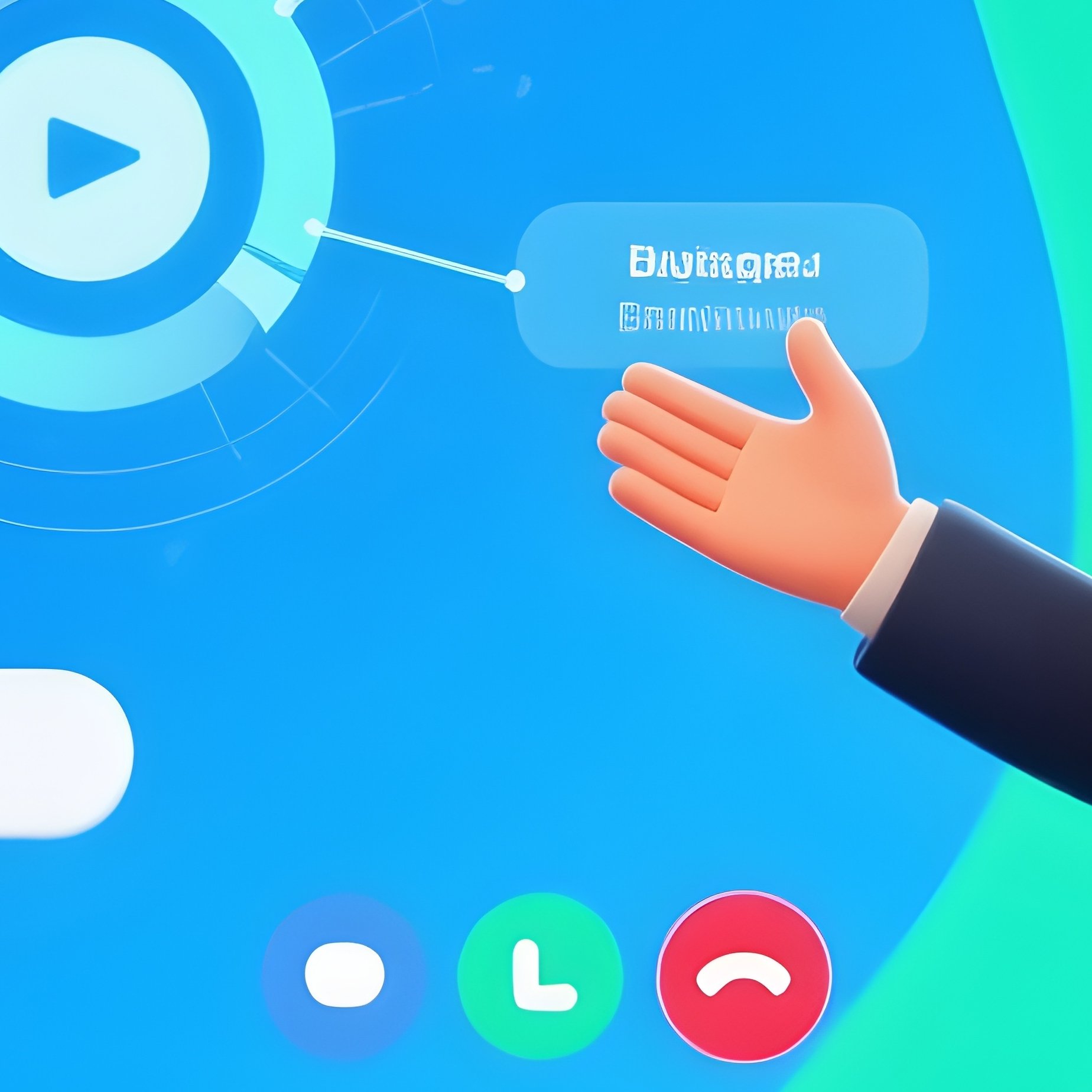 Virtual Entrepreneur Pitching Investors - Full Resolution Quality Preview