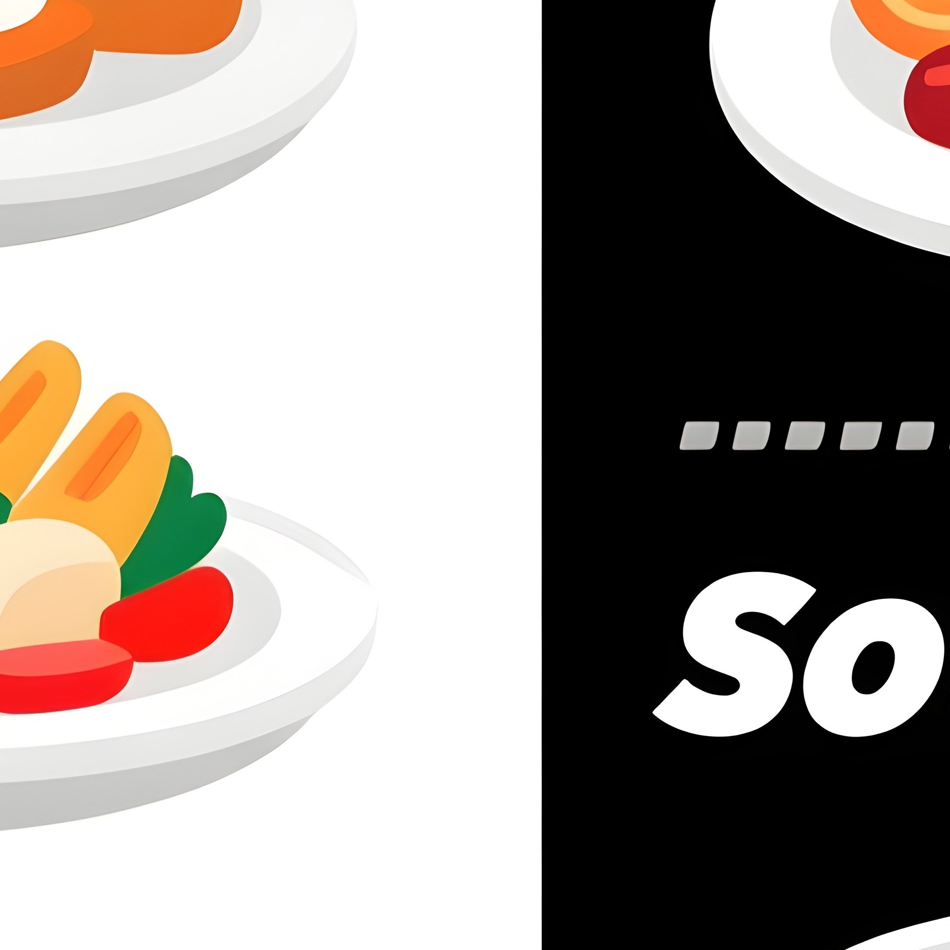 Vorspeisen Suppen Entrées Soups Digital Menu Illustration - Full Resolution Quality Preview