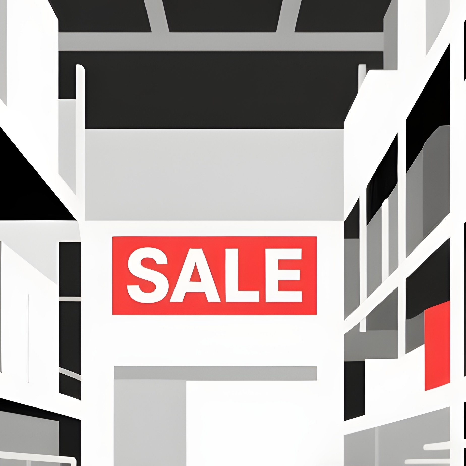 Warehouse Sale Discount Signs Abstract - Full Resolution Quality Preview