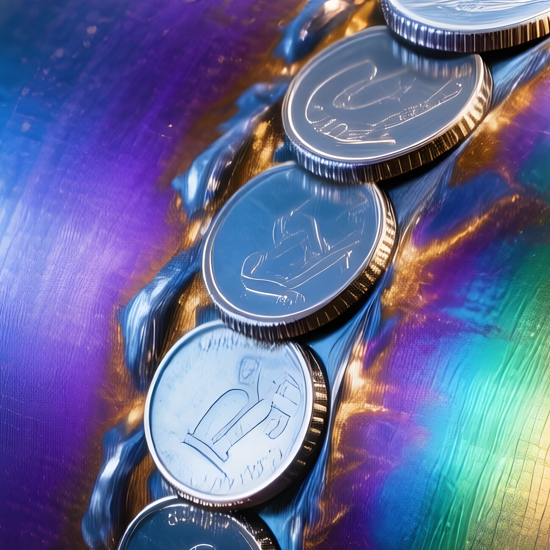 Weld Beads Stack Of Dimes Tig Weld Aluminum Pipe Rainbow Heat Tint - Full Resolution Quality Preview