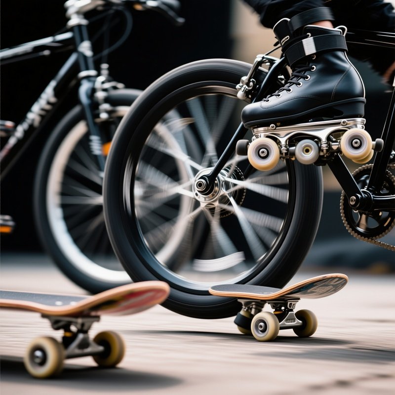Wheels And Motion Skate Bike Roller 4