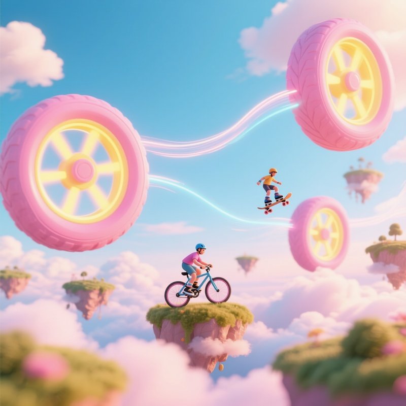 Wheels And Motion Skate Bike Roller 5