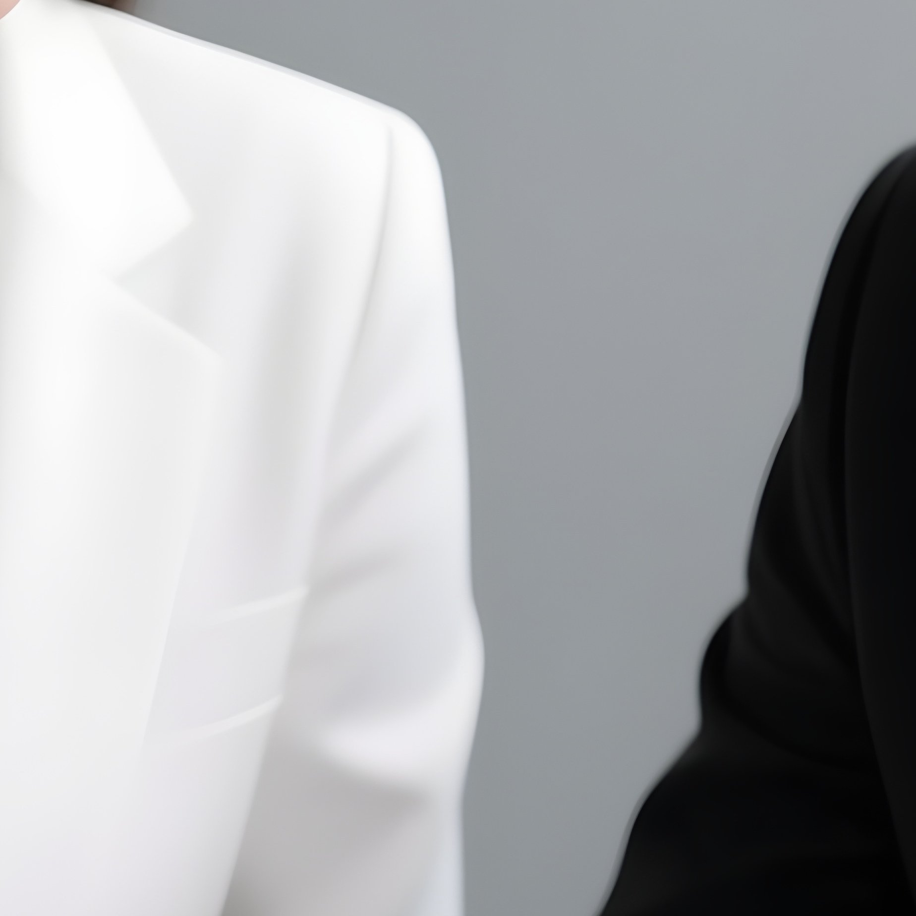 White And Black Business Partners Reviewing A Contract Together. - Full Resolution Quality Preview