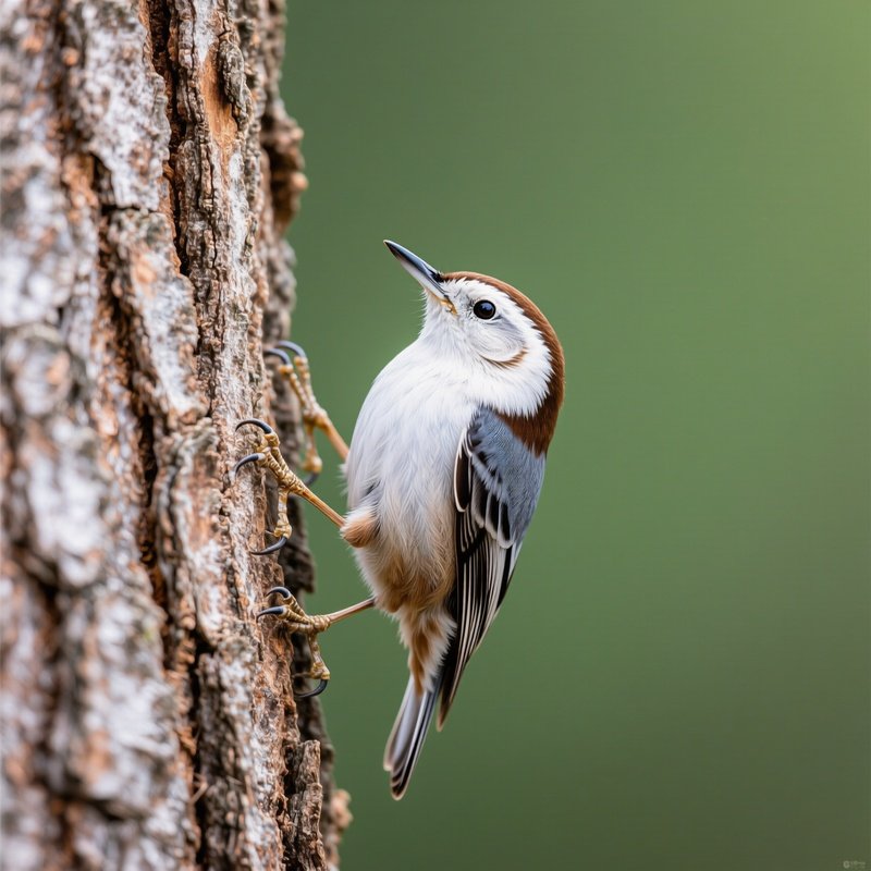 White Breasted Nuthatch Bird