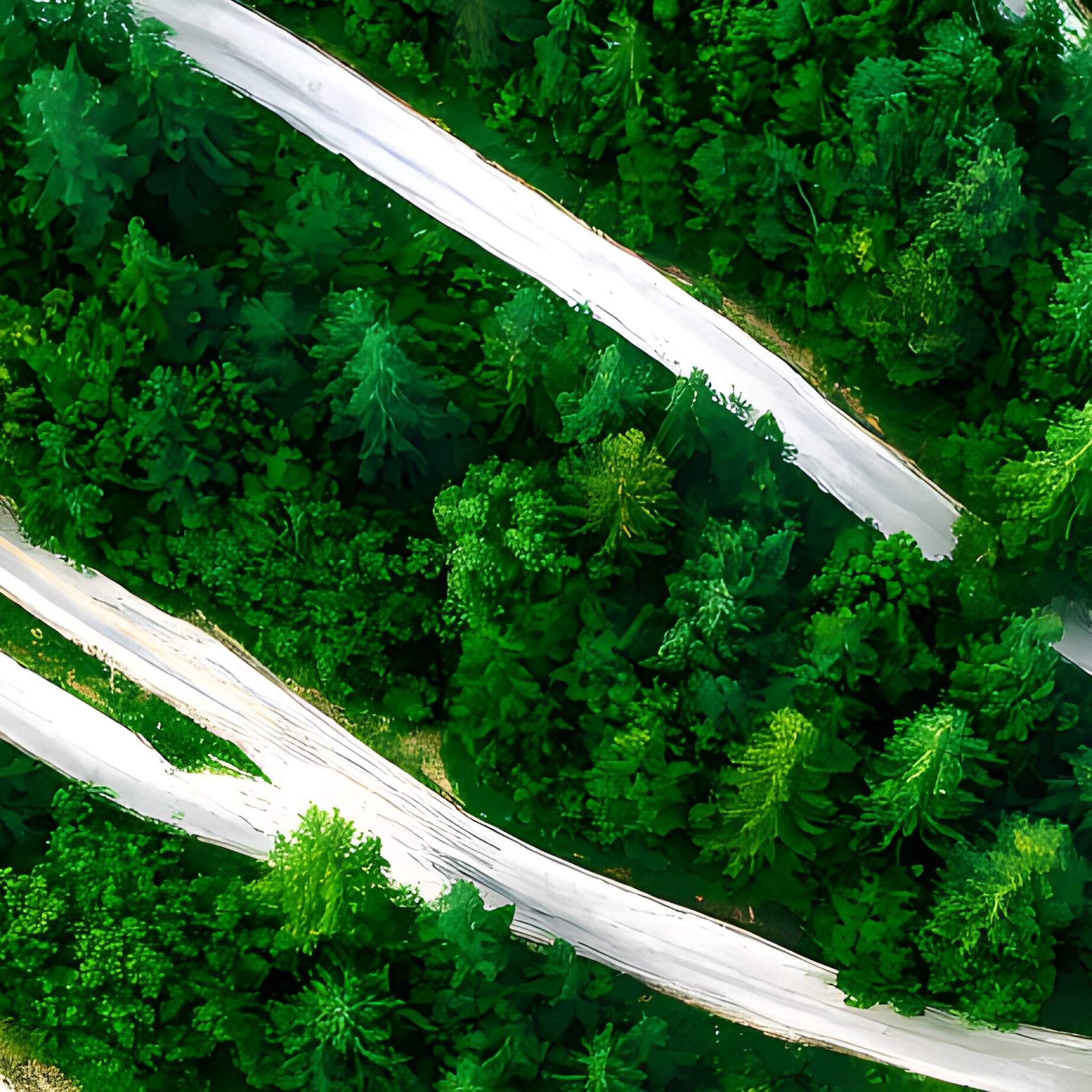 Winding Road Through A Forest Aerial Forest - Full Resolution Quality Preview