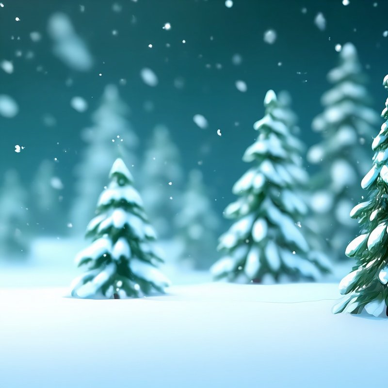 Winter Forest Scene Winter Forest