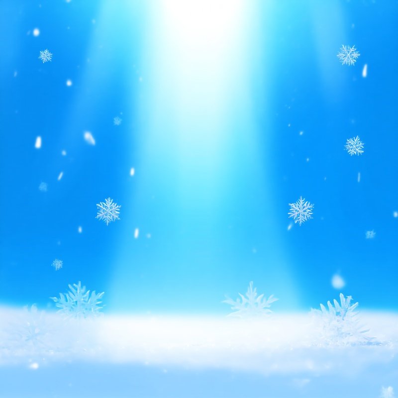 Winter Scene With Snowflakes Winter Snow