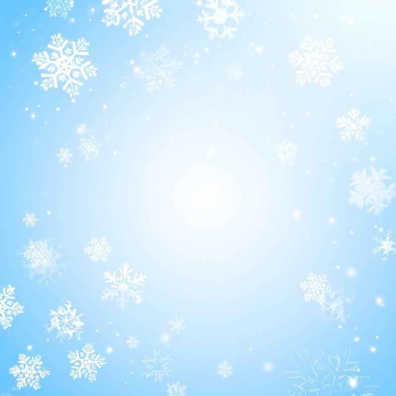 Winter Themed Background With Snowflakes Winter Snowflakes
