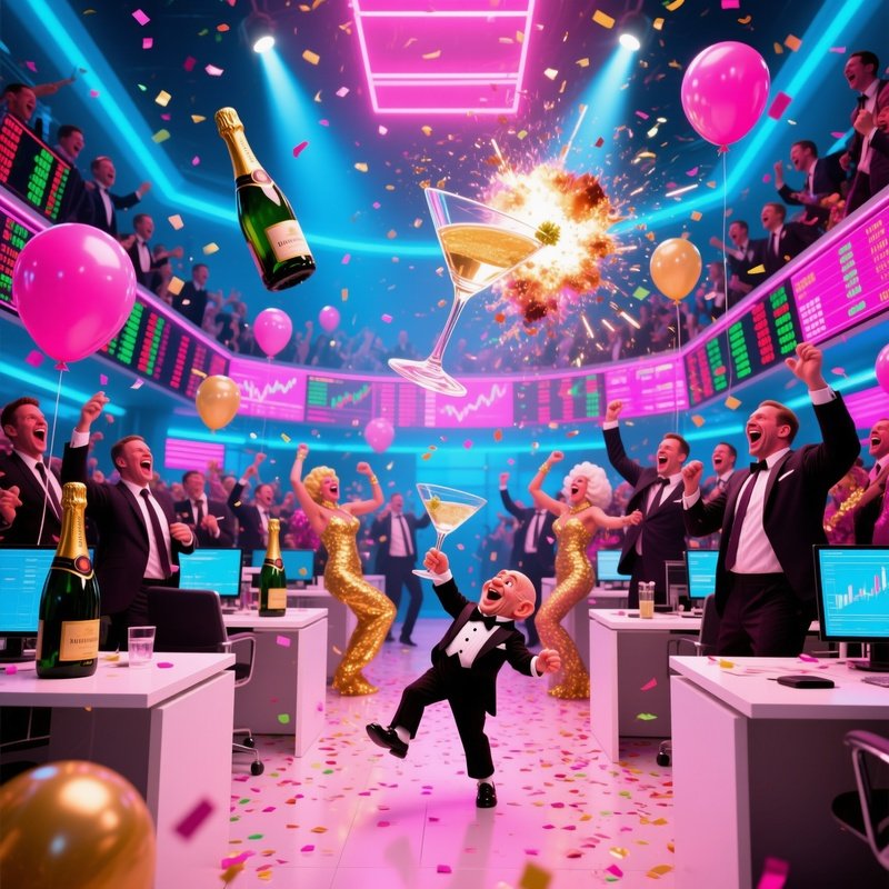 Wolf Of Wall Street Style Party Trading Floor Midget Tossing