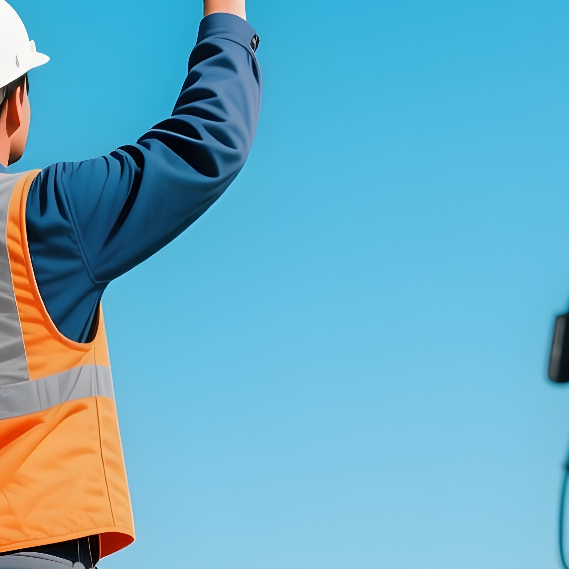 Worker Signaling To Crane Operator - Full Resolution Quality Preview