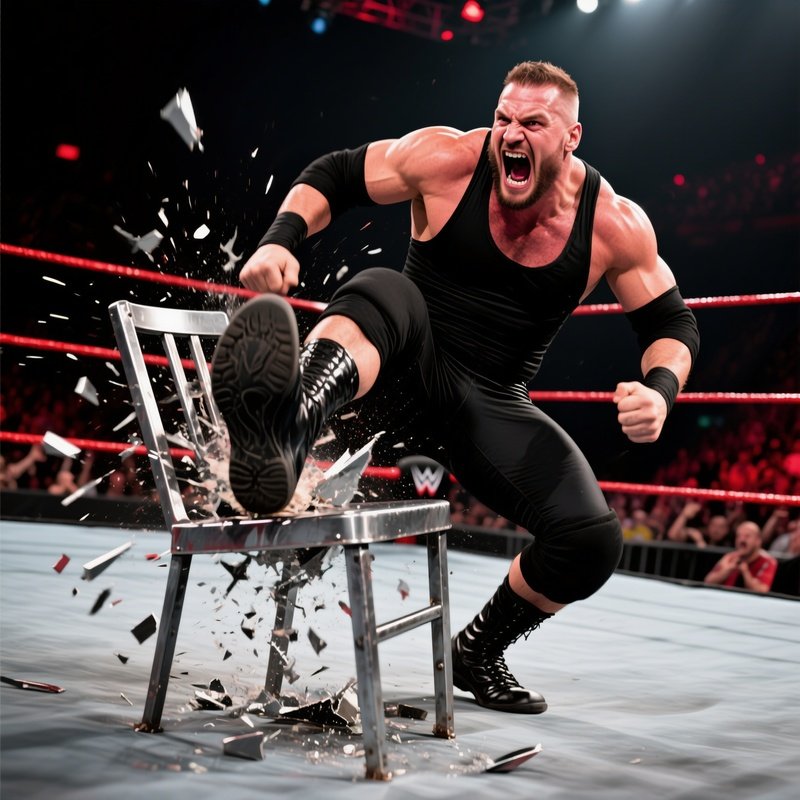 Wrestling Situation With Chair Smash And Breakfast Time