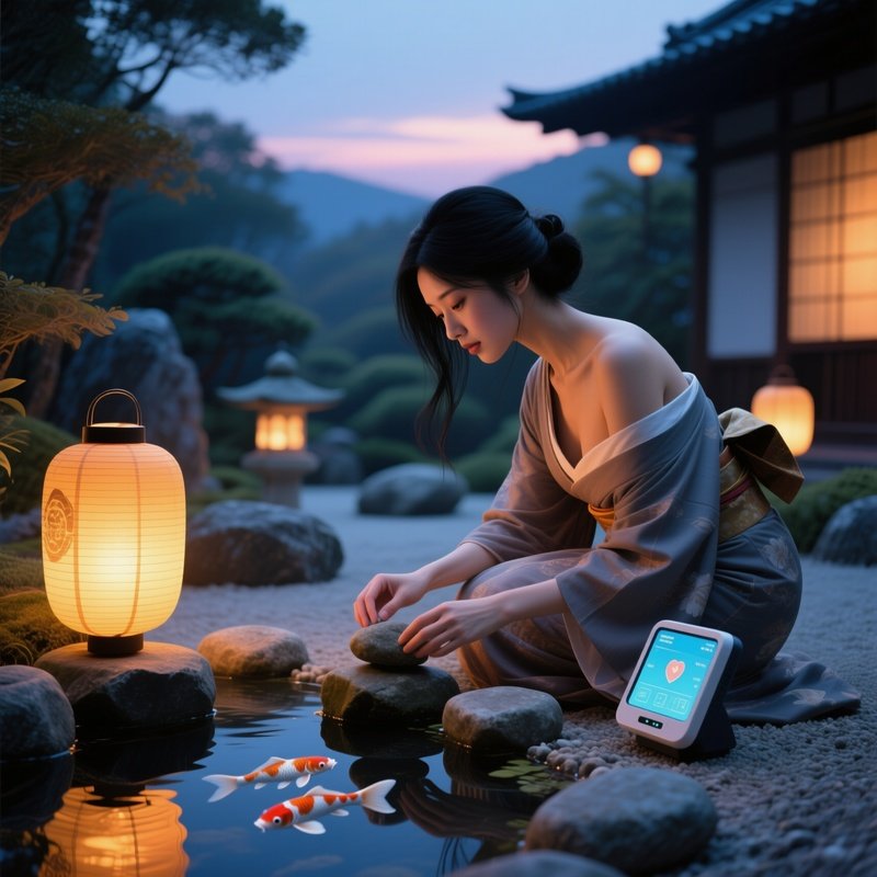 Zen Garden Twilight Koi Monitor