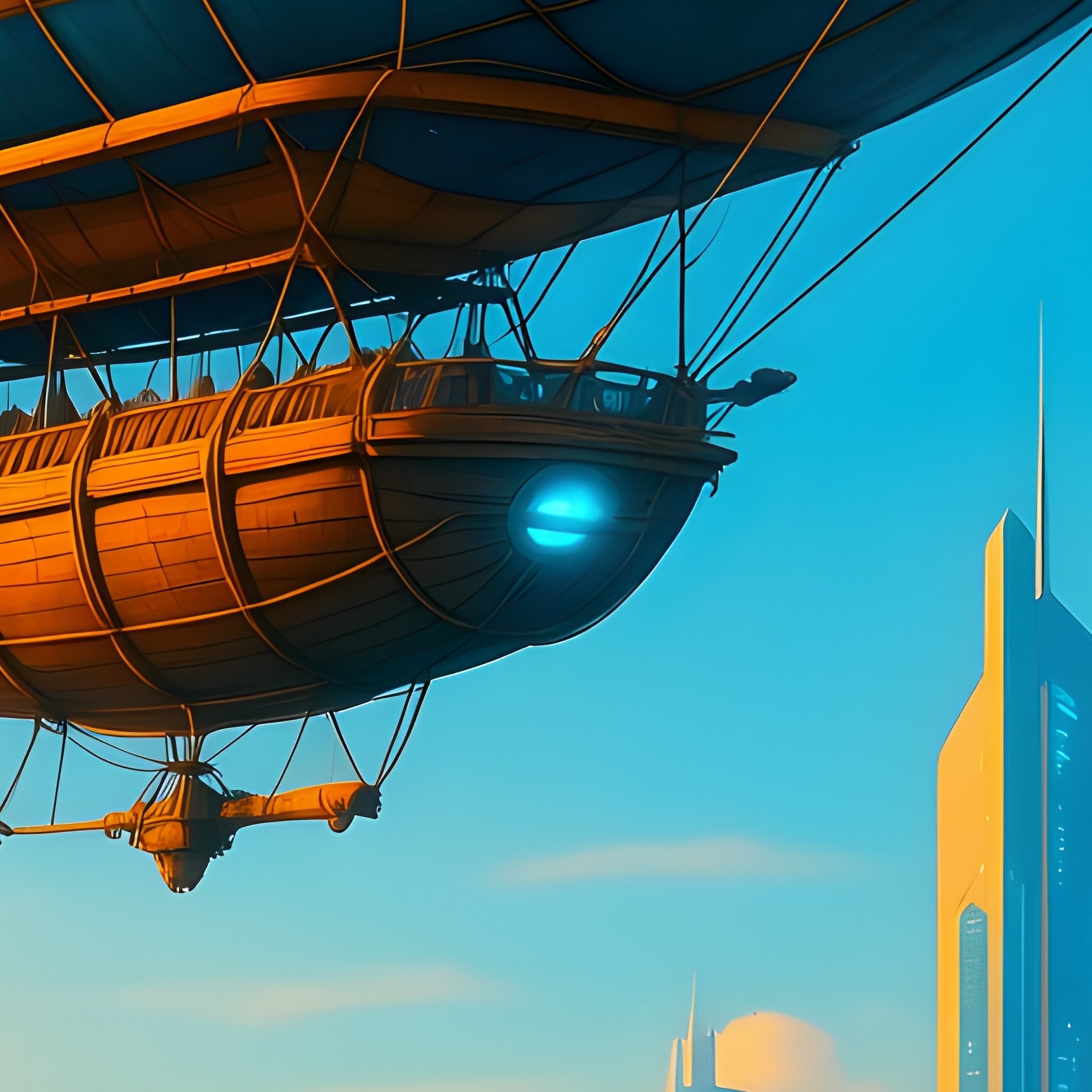 Zeppelin Cairo Twilight Fantasy - Full Resolution Quality Preview