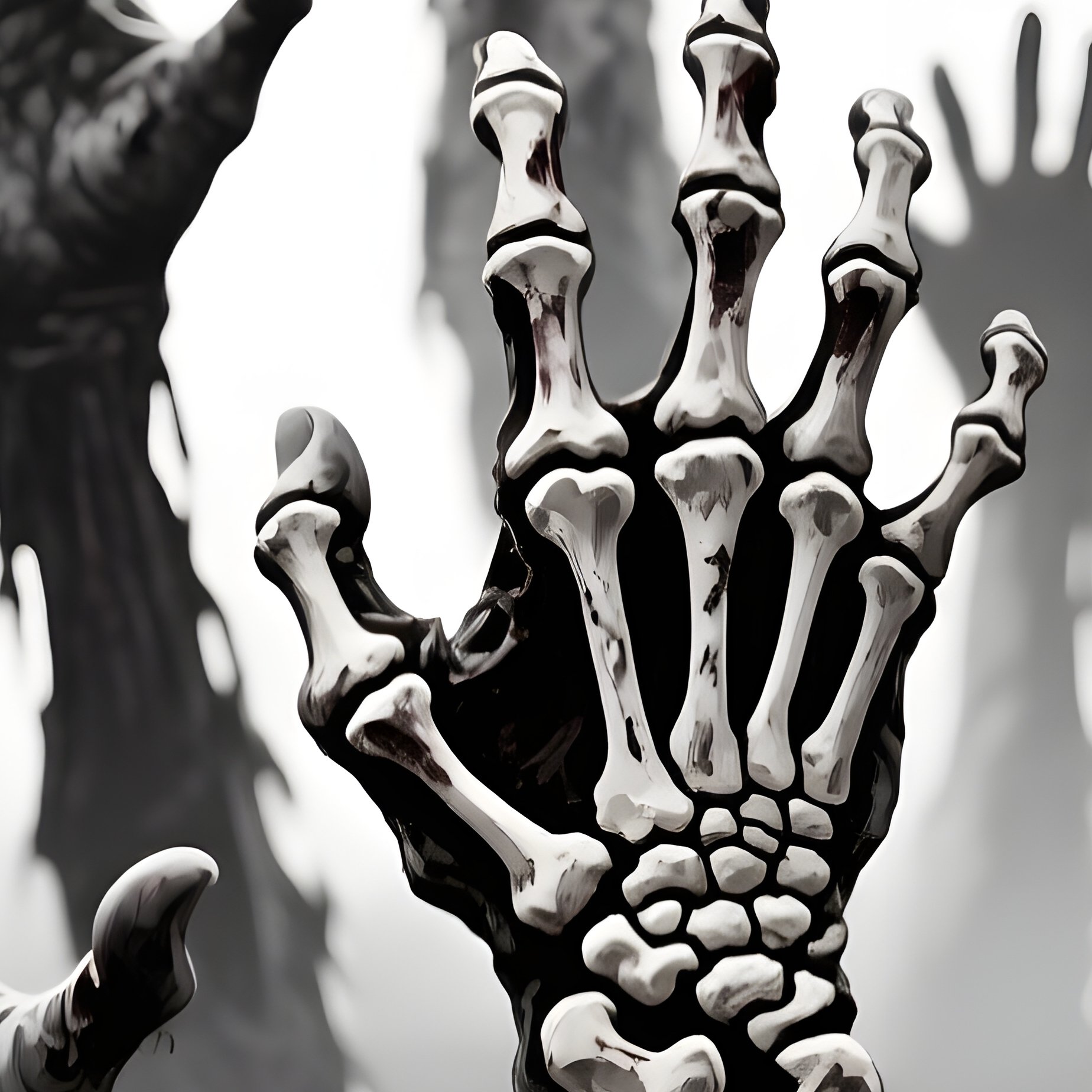 Zombie Hands Emerging From The Ground Zombie Hands - Full Resolution Quality Preview