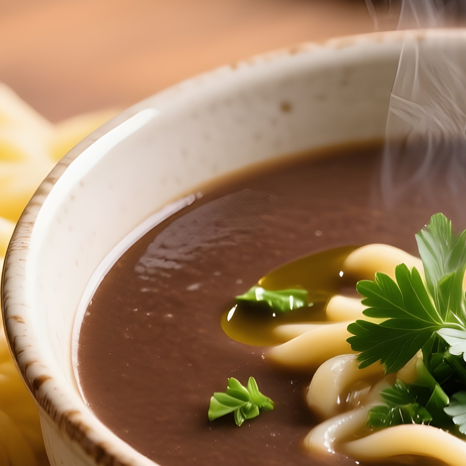 Zupa Grzybowa Mushroom Soup With Lazanki - Full Resolution Quality Preview